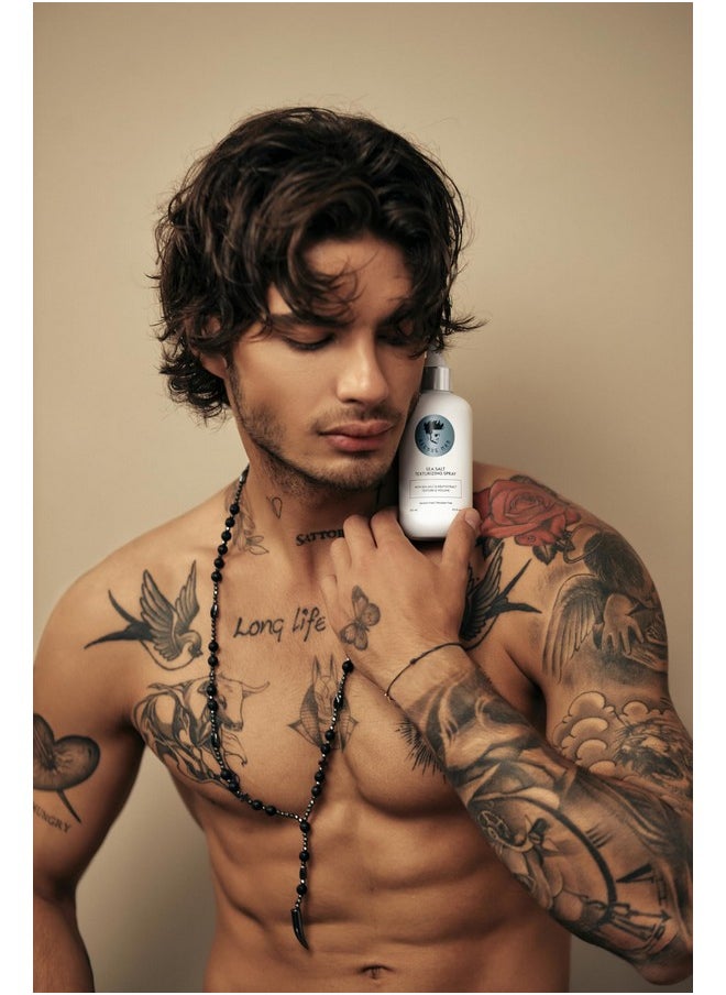 Avenue Man - Avenue Man Sea Salt Spray for Men - Texturizing & Thickening Sea Salt Hair Spray for Men with Kelp and Brown Seaweed Extract - Paraben, Sulfate-Free - Add Volume and Texture Beach Hair Spray 6.76 Oz - Image 1