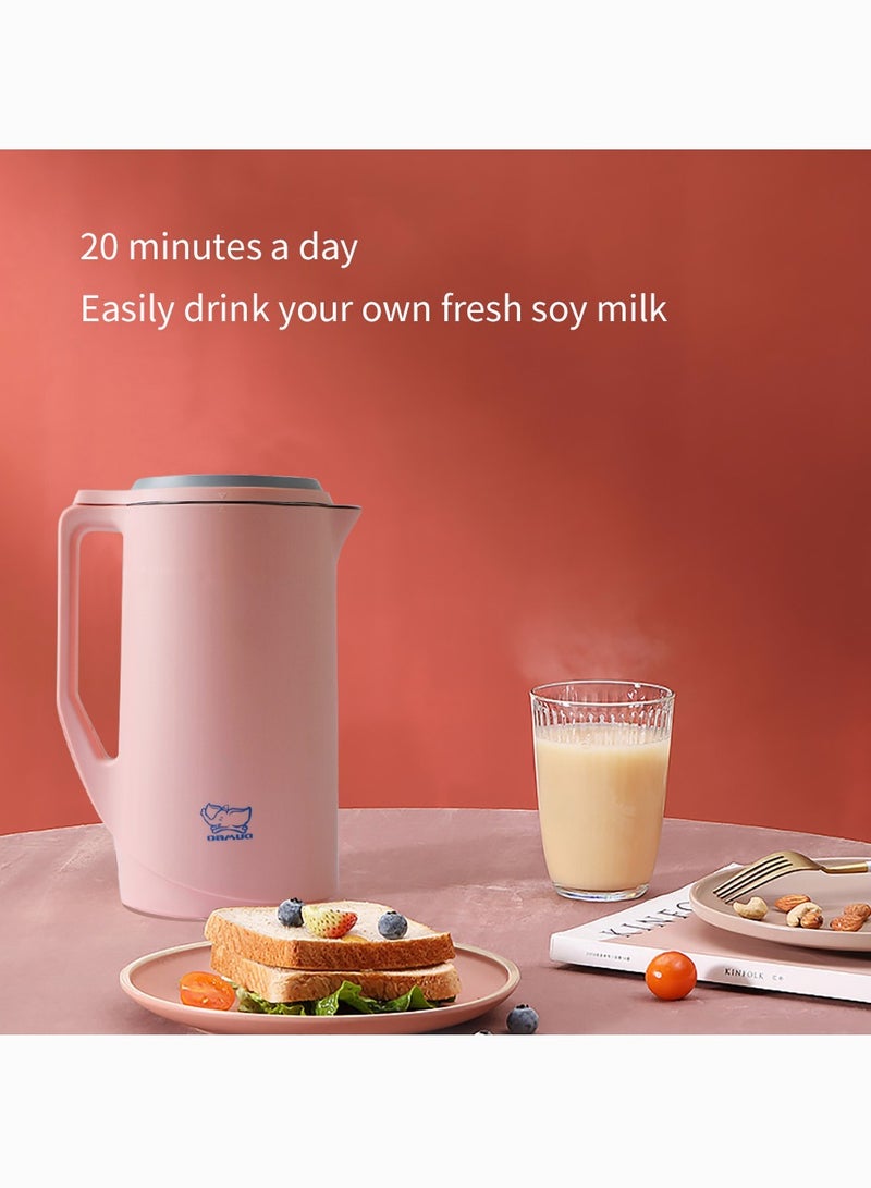 DUMBO Electric Wall-breaking Cooking Soymilk Machine Grinder Juicer 400ml 400W DB-03 Pink - Image 3