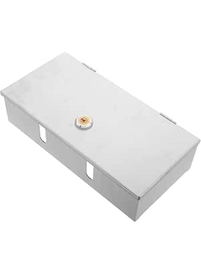 Outdoor Waterproof Electrical Outlet Box with Safety Lock Double Socket Cover - Image 1