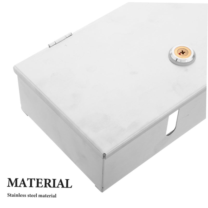 Outdoor Waterproof Electrical Outlet Box with Safety Lock Double Socket Cover - Image 4