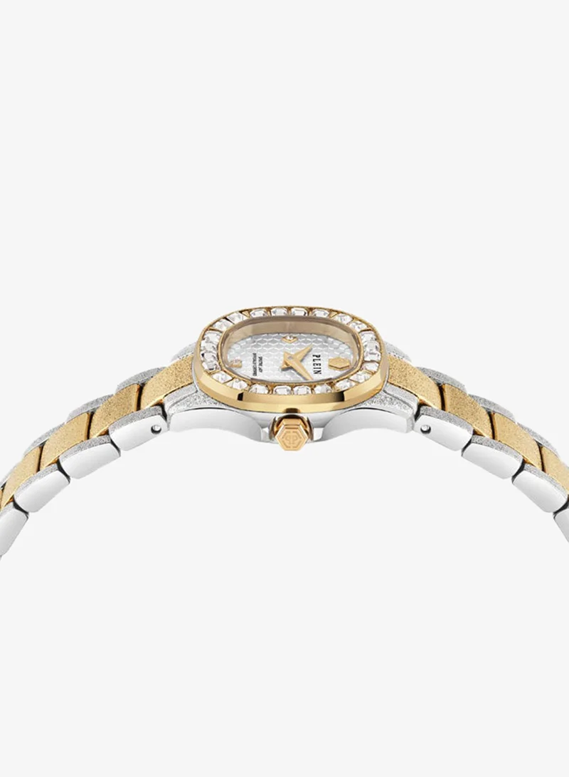 Philipp Plein White The Spectre Lady Mini Stainless Steel Bracelet Analog Watch for Women, 29mm for Women | Best Price UAE