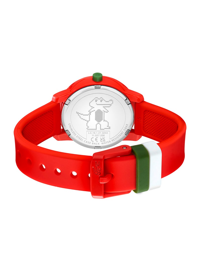 LACOSTE - Kids Unisex Analog Round Shape Silicone Wrist Watch 2030051 - 33 Mm - Image 1