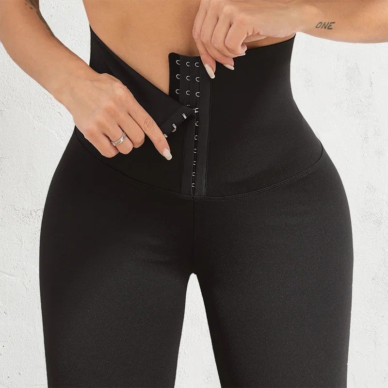 Bluejw Hot Sale High Waist Yoga Leggings for Women - Tummy Control Compression Slimming Pants - Fitness Workout Waist Trimmers - Solid Color Tights - Image 1