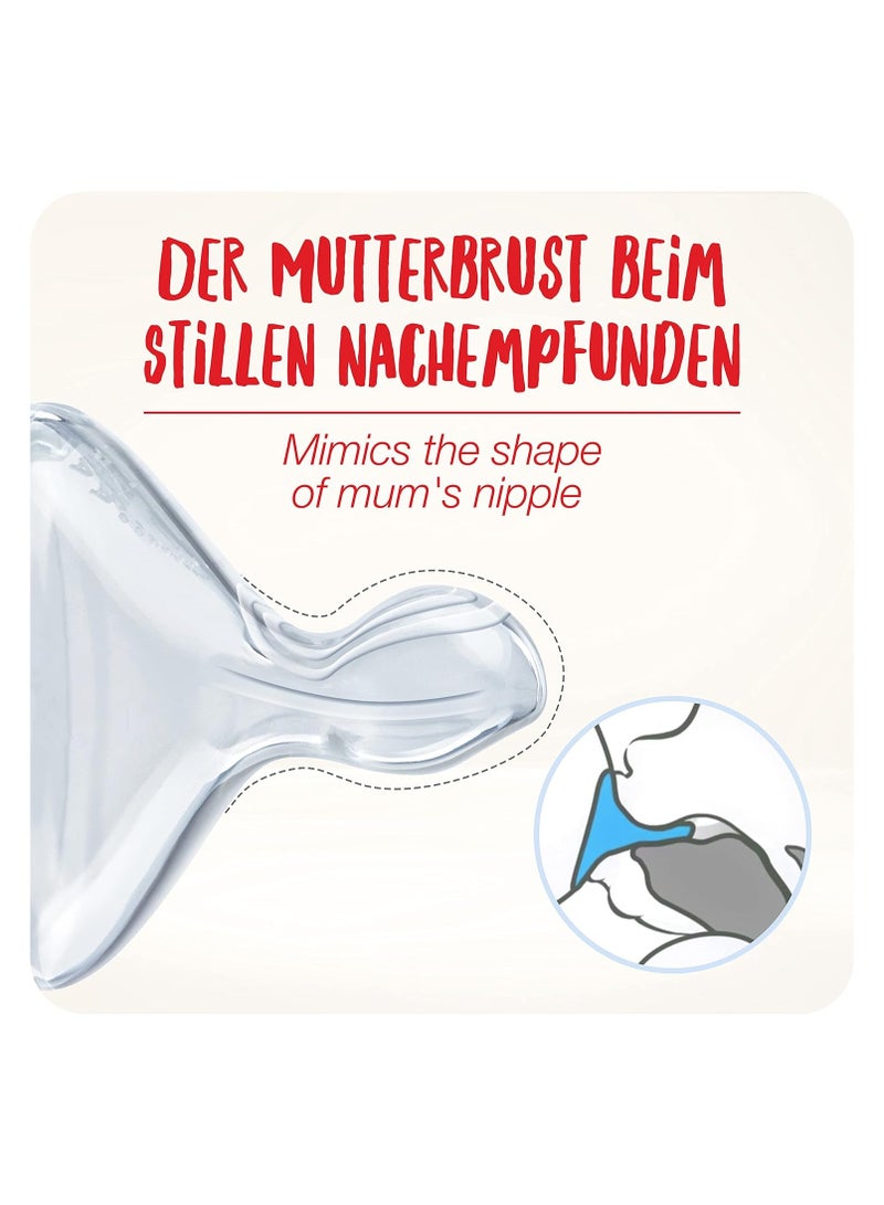 نوك الاختيار الأول + زجاجة رضاعة للأطفال لعمر 618 شهر 300 مل - Image 4