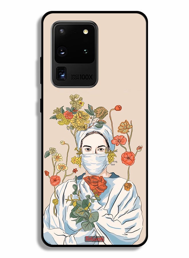 Tolwak Samsung Galaxy S20 Ultra Protective Case Cover Nurse Art - Image 2