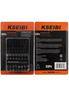 KSEIBI Single End Screwdriver Bit Set, 33-Piece – Precision Steel Bits with Magnetic Tips, Durable Storage Case, Compatible with Drills and Screwdrivers for Home, Automotive, and DIY Projects  - Image 5