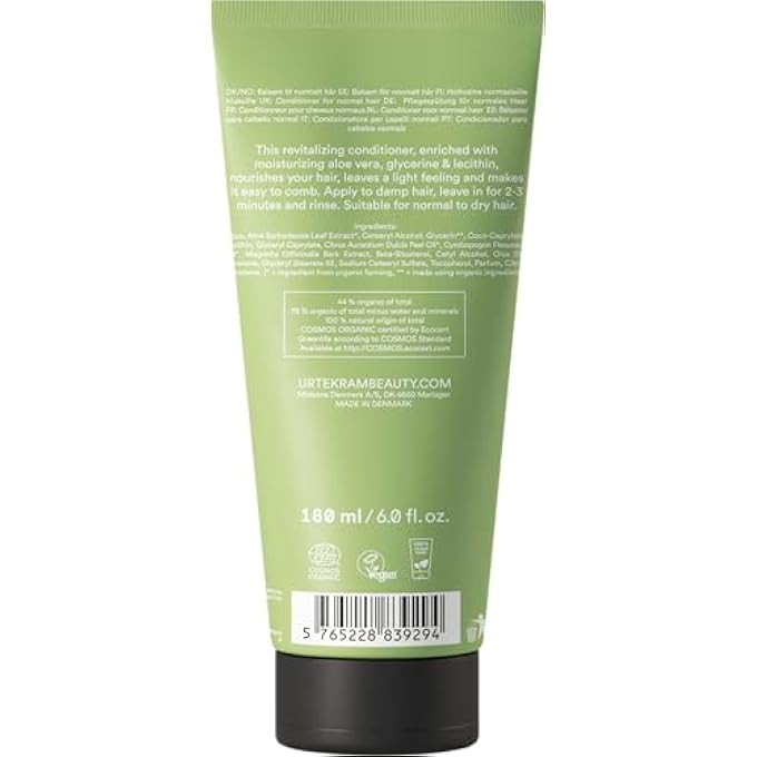 Urtekram ORGANIC ALOE VERA CONDITIONER, 180 ML - Image 2