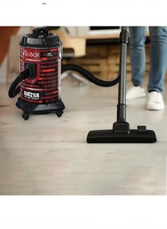 W.BOX Barrel Vacuum Cleaner 21 Liter 1400 Watt  Black*Red | KVC21LR  - Image 2