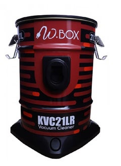 W.BOX Barrel Vacuum Cleaner 21 Liter 1400 Watt  Black*Red | KVC21LR  - Image 3