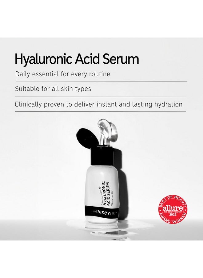 The Inkey List The INKEY List Hyaluronic Acid Serum Duo, Hydrate Multiple Layers of Dry Skin, Plump and Smooth Fine Lines and Wrinkles, 1.0 fl oz (2 Pack)  - Image 2