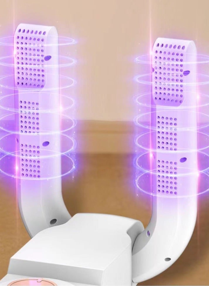 general Portable Boot Dryer: Electric Shoe Dryer & Heater with Intelligent Timing for Shoes, Boots, Gloves, Socks - Foldable - Image 2