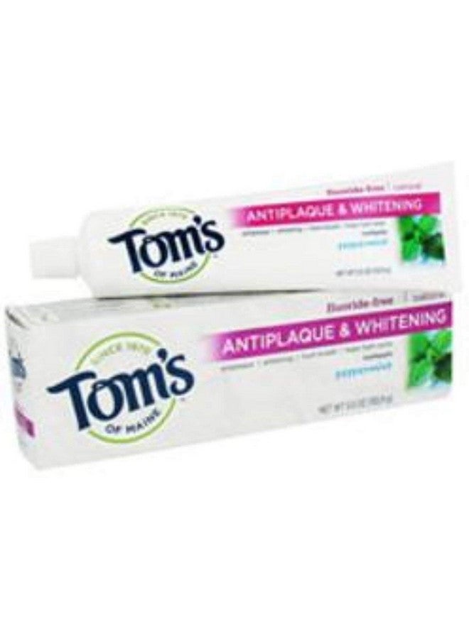 تومز أوف ماين معجون أسنان تومز أوف ماين الطبيعي الخالي من الفلورايد والمقاوم للبلاك والمبيض، بنكهة الشمر، 5.5 أونصة. - Image 1