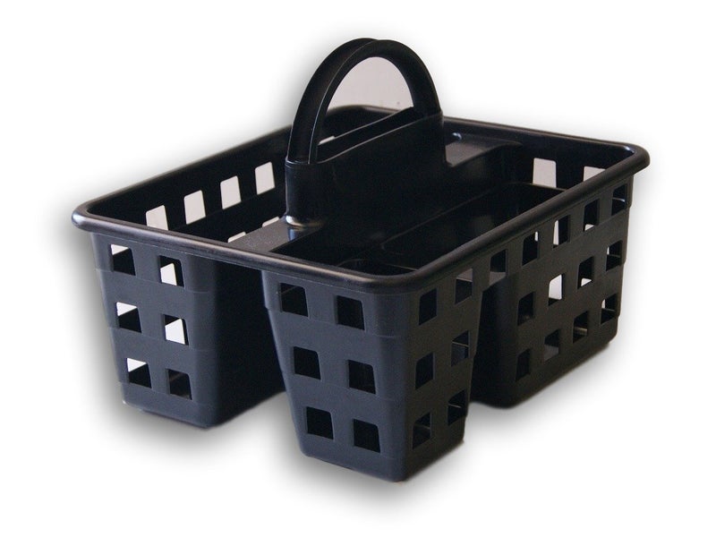 Mainstay Small Utility Shower Caddy Tote (Black) - Image 4
