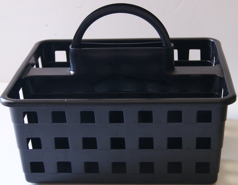 Mainstay Small Utility Shower Caddy Tote (Black) - Image 2