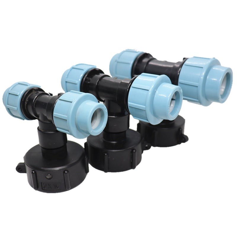 Plastic Barrel Connector Ibc Ton Barrel Connector Ton Barrel Fittings Garden Pipe Connector Elbow Ton Barrel Tee Valve - Image 4