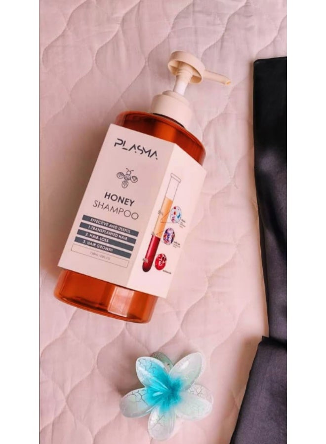 بلازما شامبو العسل للعناية بالشعر وفروة الرأس 738 مل - Image 2