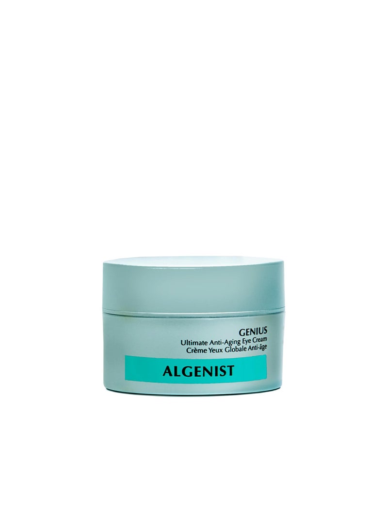 Algenist Algenist GENIUS Ultimate Anti-Aging Eye Cream - Firming Under Eye Cream with Collagen + Microalgae Oil - Helps to Visibly Plump, Smooth and Restore Radiance To Delicate Eye Area (15ml) 