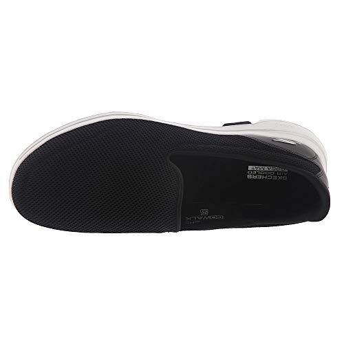 Skechers Women's Go Walk 5 Sneaker, Black/White, 6.5 - Image 4
