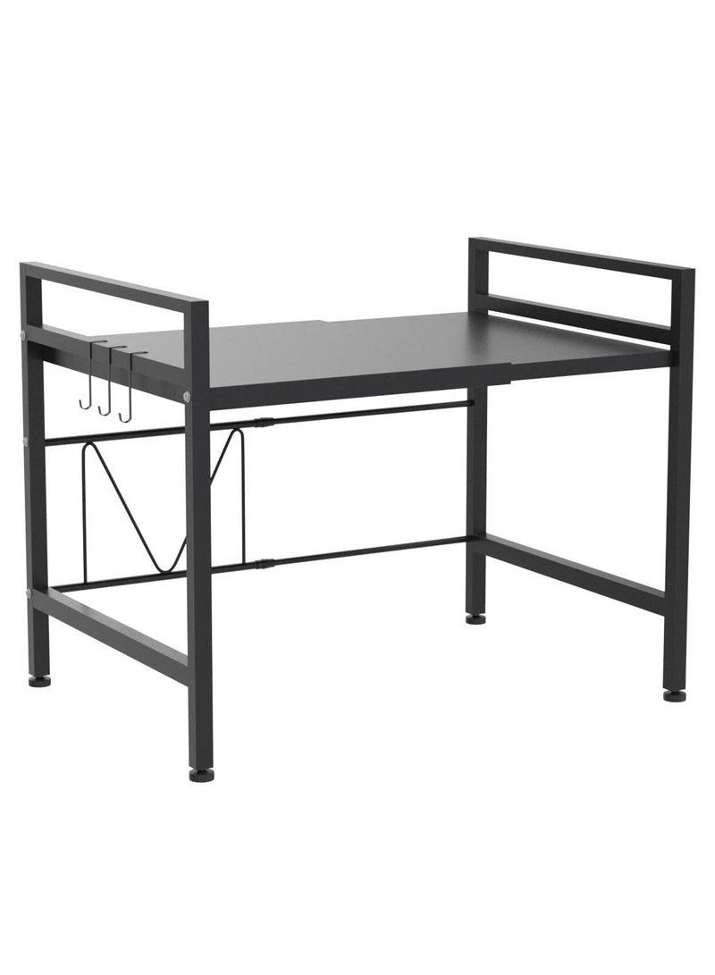 حامل معدني لفرن الميكروويف فوق منظم فرن الميكروويف رف تخزين - Image 4