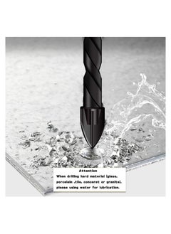 Cool Baby 7-Piece Concrete Drill Bit Set Cross Carbide Tipped Drill Bits for Drilling Brick Tile Concrete Plastic and Wood Ceramic Tile  - Image 5