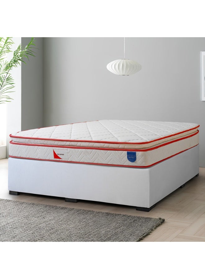 Bed and Mattress Zone مرتبة طبية حمراء بدعم وسادة بارتفاع 190x160x23 سم حجم كوين - Image 4