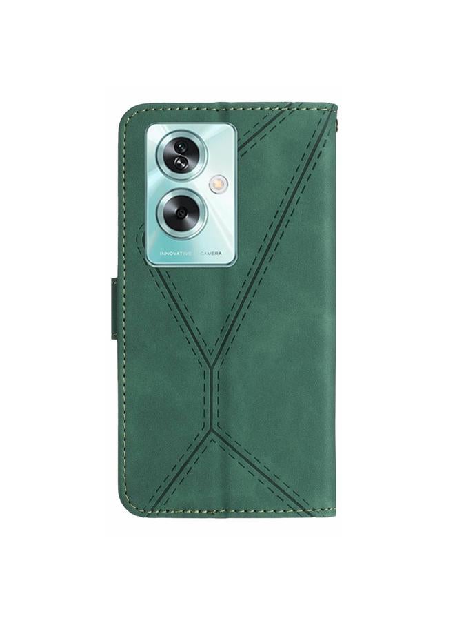S-TOP Case For OPPO A79 5G Stitching Embossed Leather Phone Case - Image 3