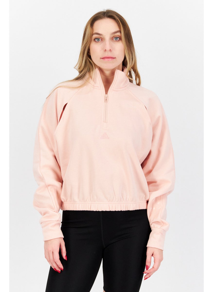 Women Sportswear Fit Long Sleeve Outdoor Sweatshirt, Pink - pzsku/ZAB37511C5206A5F2E333Z/45/_/1724350586/911be30f-aa1a-43aa-a471-eac43fced58d