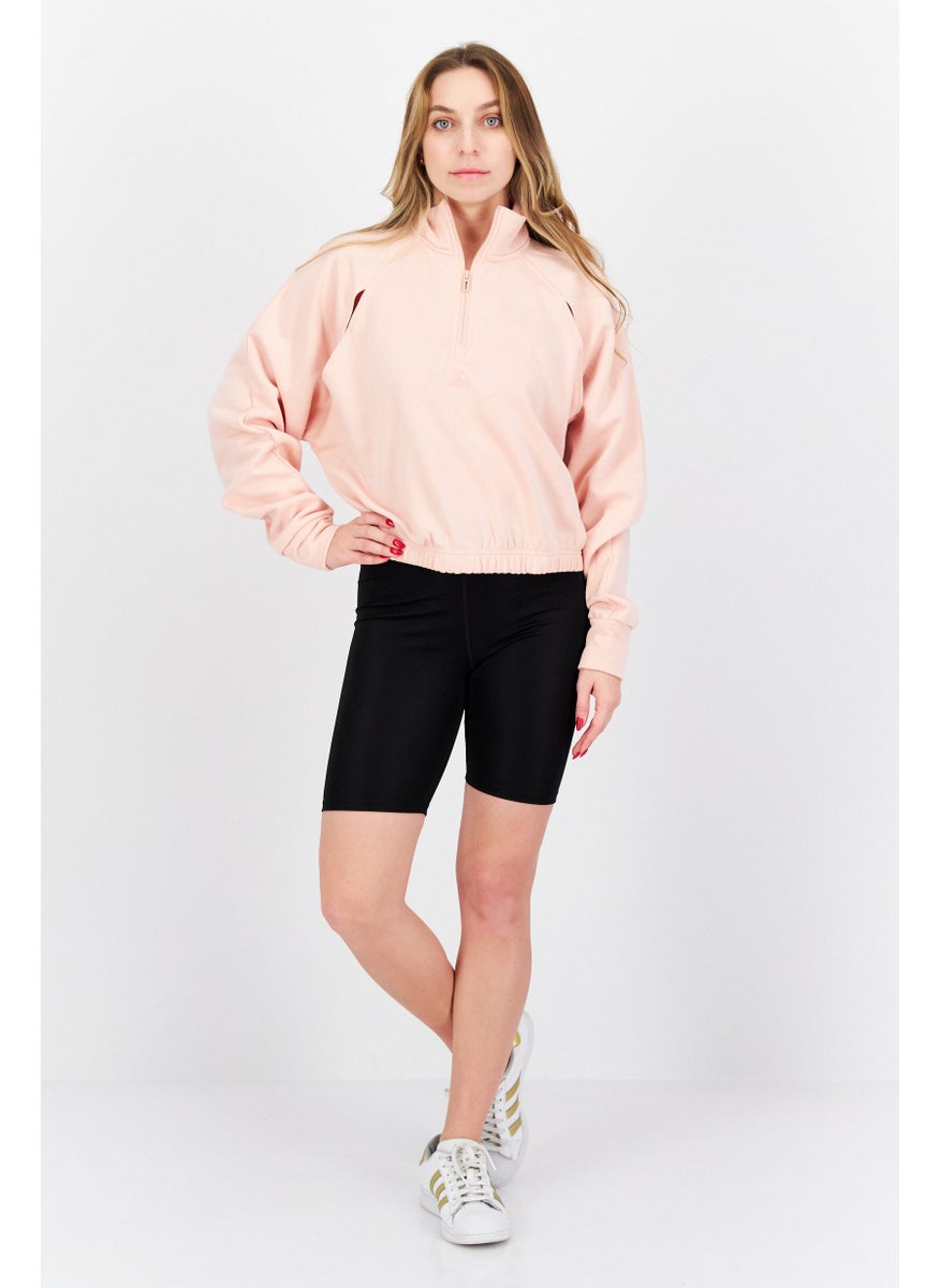 Women Sportswear Fit Long Sleeve Outdoor Sweatshirt, Pink - pzsku/ZAB37511C5206A5F2E333Z/45/_/1737900767/6789086a-30e8-462c-9377-73c81b3a522a