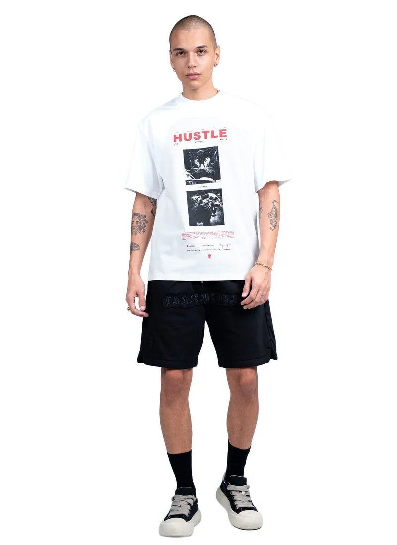 Tanjim Squad TANJIM SQUAD – HUSTLE T-SHIRT WHITE
