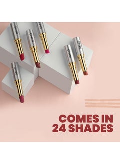 Mars Silk Matte Long Lasting Lipstick Smooth Application Transferproof & Smudge Proof Highly Pigemented Lipstick For Women (14Perky Plum)  - Image 4