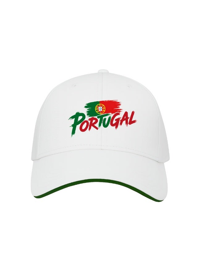 Portugal Unisex Adult Football Cap for Both Men and Women With Metal Adjustable Buckle Closure - Perfect for Football Fans, Match Days, Outdoor Activities, and Everyday Wear