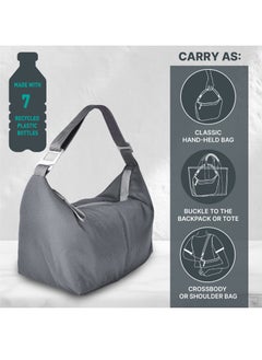 BEOLA Reusable Insulated Lunch Bag for Men and Women - 6.5L, Lava Gray  - Image 3