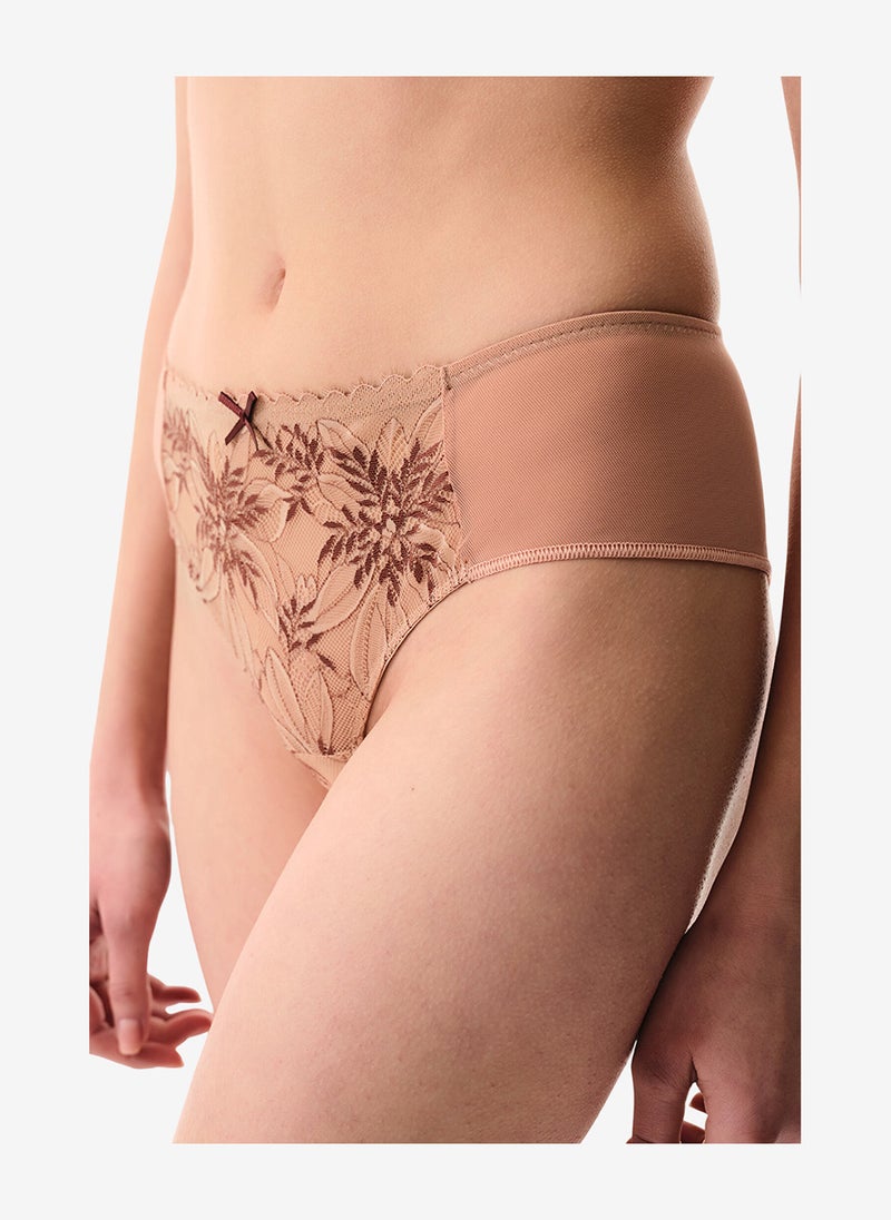Penti Women Cheeky Hipster Beige Briefs - Image 1
