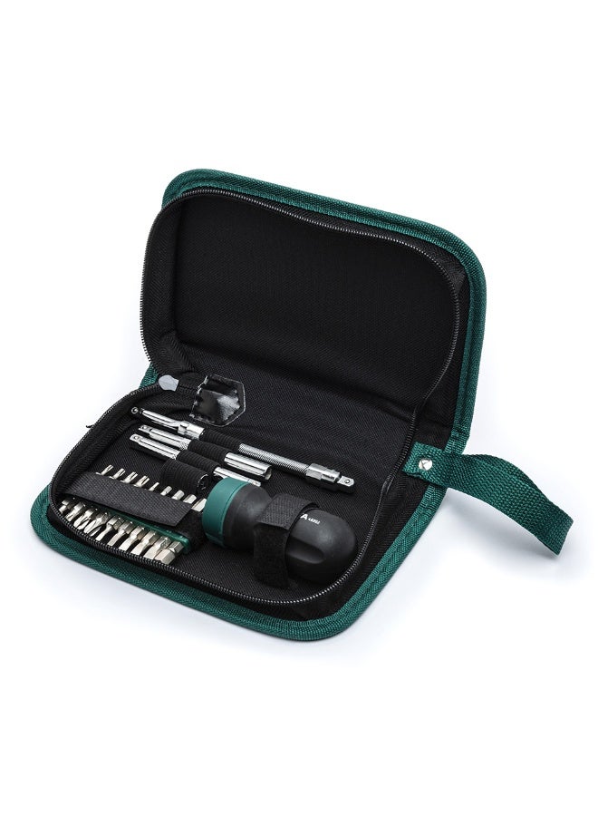 Sata SATA GL09342 25-Piece Ratcheting Stubby Screwdriver Set  - Image 2