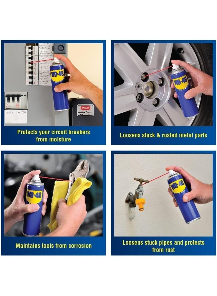 دبليو دي 40 بخاخ مزيل صدأ متعدد الاستخدامات WD40 - Image 4