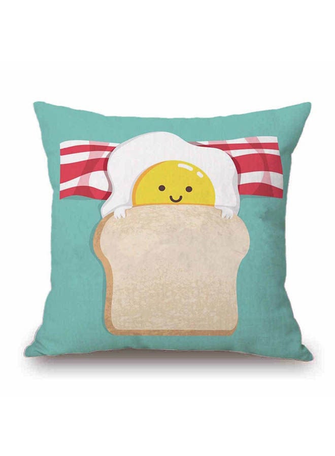 NIBEMINENT Pet Printed Cushion Cover Blue 45x45centimeter