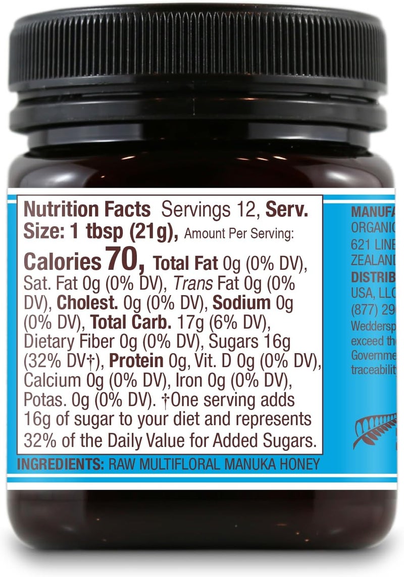 Wedderspoon عسل مانوكا متعدد الأزهار الخام من ويدرسپون KFactor 12 - Image 3