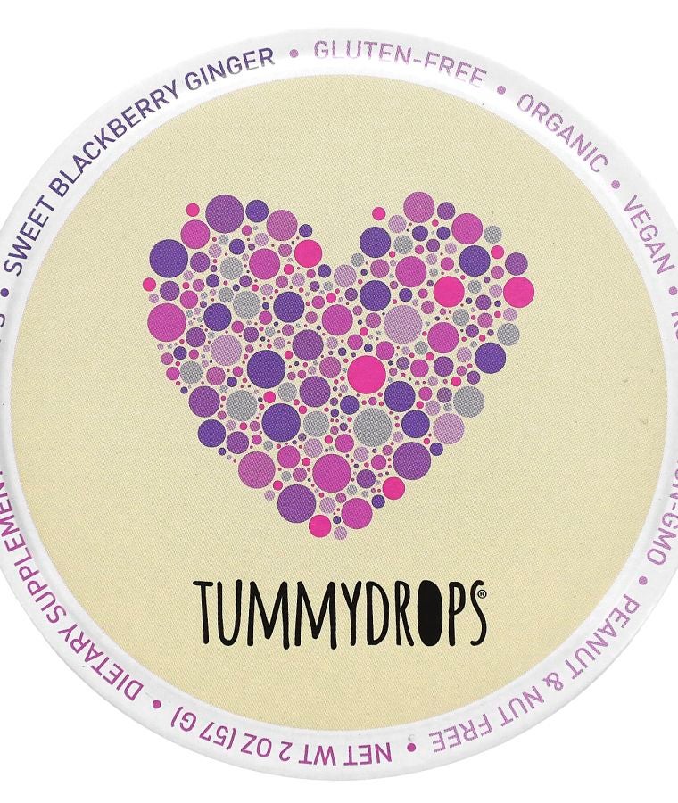 TUMMYDROPS Sweet Blackberry Ginger 18 Drops