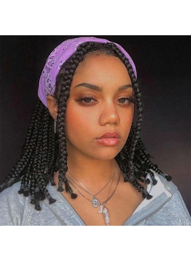 ShowCoco Braiding Hair Professional Pre-stretched Braiding Hair 12 Inch 8 Packs Natural Black Hair Extensions Easy Braid Synthetic Crochet Braiding Hair (12inch,#1B)  - Image 1