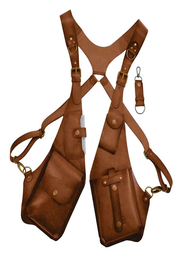 Colaxi Adjustable PU Leather Shoulder Holster Bag, Men Anti-Theft Underarm Strap Wallet Pocket, Phone Shoulder Holster Bag - Image 1