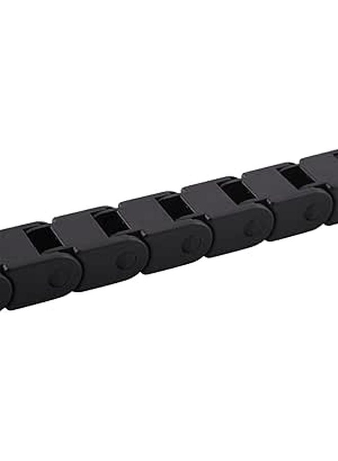 Black Nylon Cable Drag Chain For 3D Printer CNC Machine High Temperature Resistance - Image 1