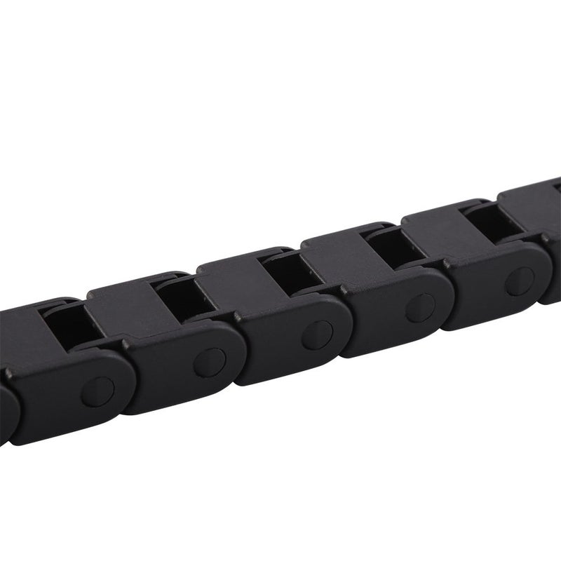 Black Nylon Cable Drag Chain For 3D Printer CNC Machine High Temperature Resistance - Image 2