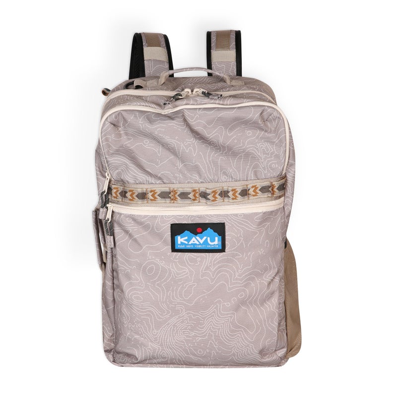 KAVU Hauler Hills Travel BackpackTaupe Topo - Image 2