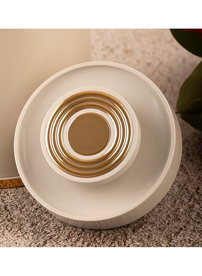 السيف  طقم ترامس فلورا من السيف للشاي والقهوة رمادي فاتح/ذهبي - Image 3