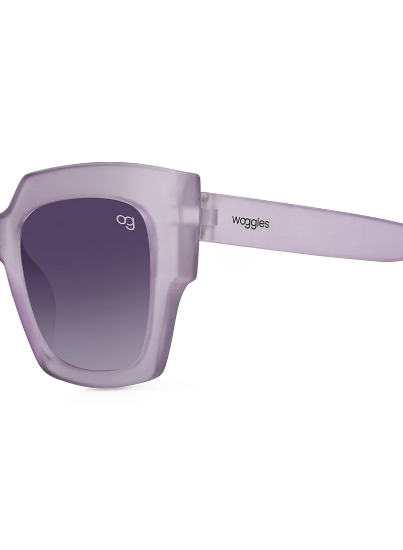Woggles Blazeon Purple Square Kids Sunglasses
