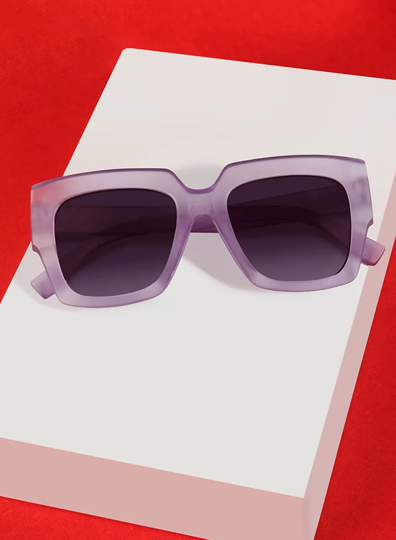 Woggles Blazeon Purple Square Kids Sunglasses