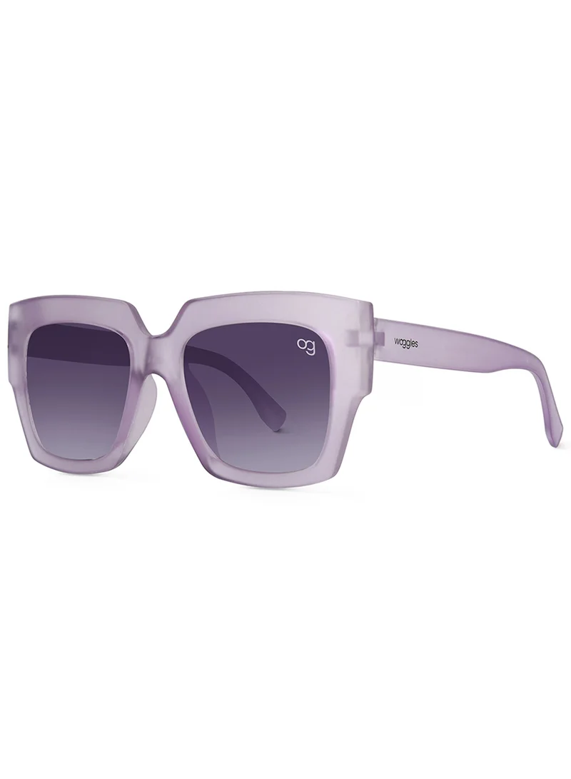 Woggles Blazeon Purple Square Kids Sunglasses