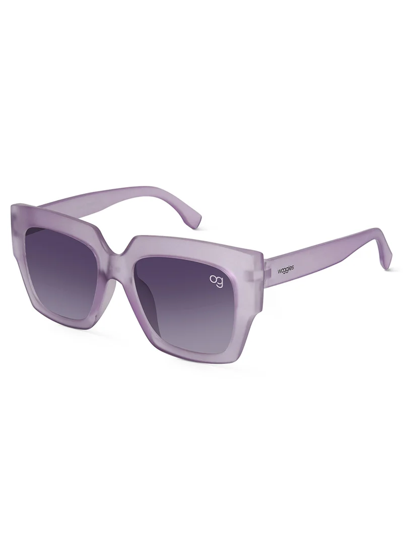 Woggles Blazeon Purple Square Kids Sunglasses