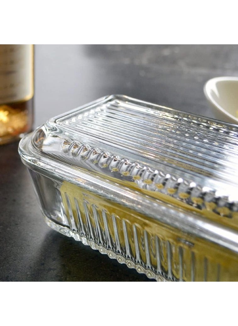 Paşabahçe Butter Bowl Breakfast Glass Storage Container Set of 3 97711  - Image 4