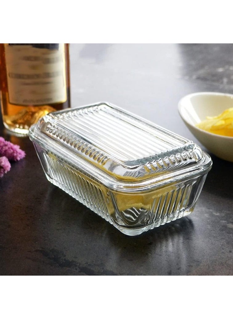 Paşabahçe Butter Bowl Breakfast Glass Storage Container Set of 3 97711  - Image 3